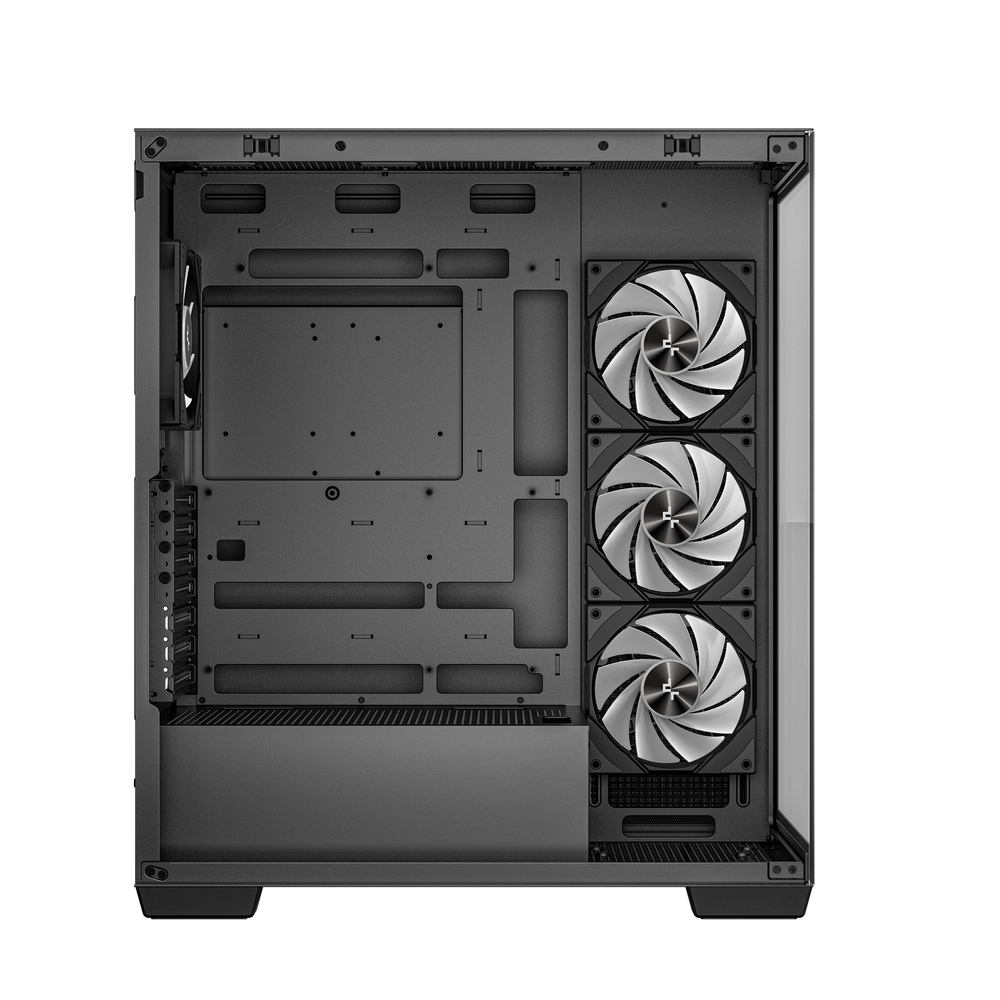 ピラーレスデザインPCケース・シングルチャンバー設計「CG580 4F